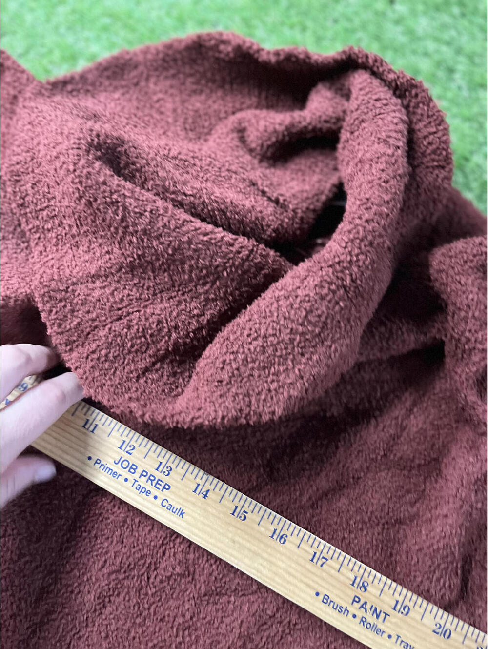 Max Studio Woman Cozy Turtleneck Sweater Rust Size 2x teddybear sherpa feel - Picture 4 of 7